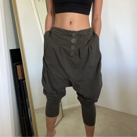 Y2K 90s 80s harem cargo pants - Picture 1 of 4